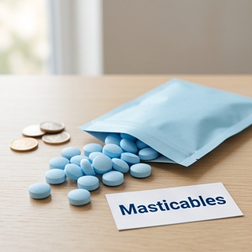 Eficacia, efectos secundarios, precio y disponibilidad de los comprimidos masticables de sildenafilo bluechew.